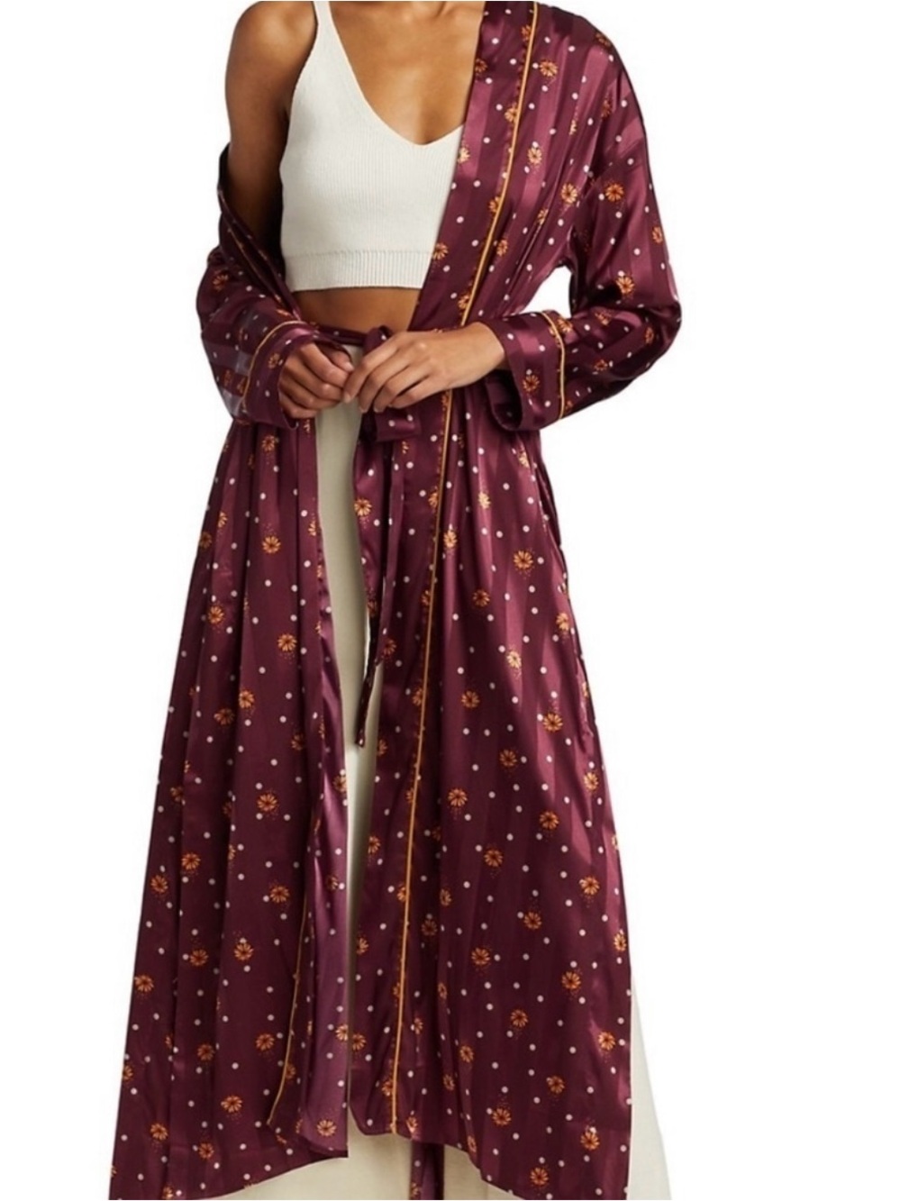 Free People Intimately Pajama Party Robe M/M $148 - Picture 2 of 6